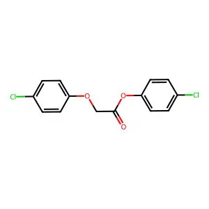 4-Chlorophenyl (4-chlorophenoxy)acetate structure