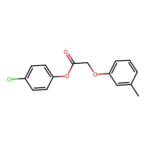 4-Chlorophenyl (3-methylphenoxy)acetate structure
