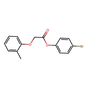 4-Bromophenyl (2-methylphenoxy)acetate structure