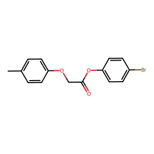 4-Bromophenyl (4-methylphenoxy)acetate structure