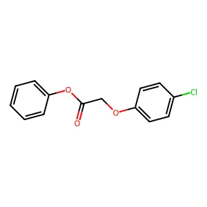 Phenyl (4-chlorophenoxy)acetate structure