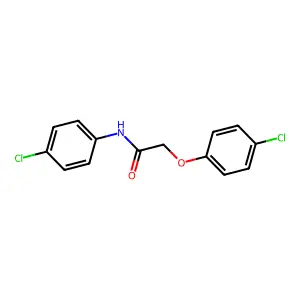 2-(4-chlorophenoxy)-N-(4-chlorophenyl)acetamide structure