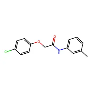 2-(4-chlorophenoxy)-N-(3-methylphenyl)acetamide structure