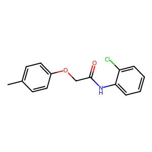 N-(2-chlorophenyl)-2-(4-methylphenoxy)acetamide structure