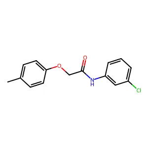 N-(3-chlorophenyl)-2-(4-methylphenoxy)acetamide structure