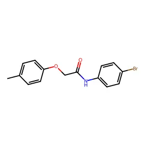 N-(4-bromophenyl)-2-(4-methylphenoxy)acetamide structure