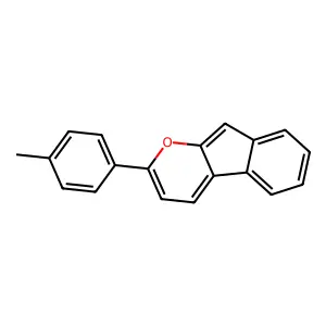 2-(4-Methylphenyl)indeno[2,1-b]pyran structure