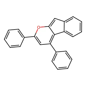2,4-Diphenylindeno[2,1-b]pyran structure