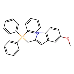 5-Methoxy-2-((triphenylphosphoranyl)methyl)-1H-indole structure