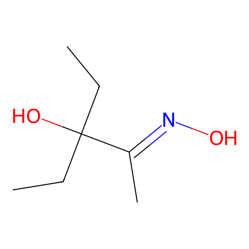 3-Ethyl-2-(hydroxyimino)pentan-3-ol structure