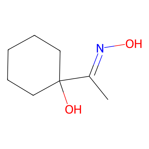 1-(N-Hydroxyethanimidoyl)cyclohexan-1-ol structure