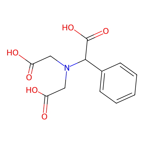 (Bis-carboxymethyl-amino)-phenyl-acetic acid structure