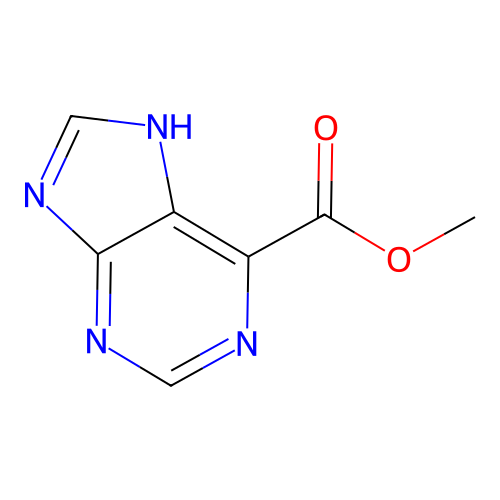 methyl 9H-purine-6-carboxylate structure