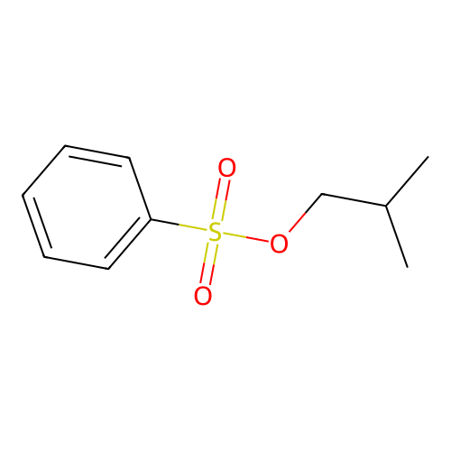 Isobutyl benzenesulfonate structure