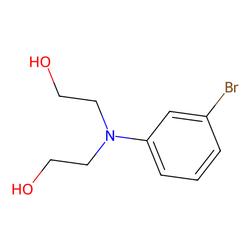 2,2'-((3-Bromophenyl)imino)bisethanol structure
