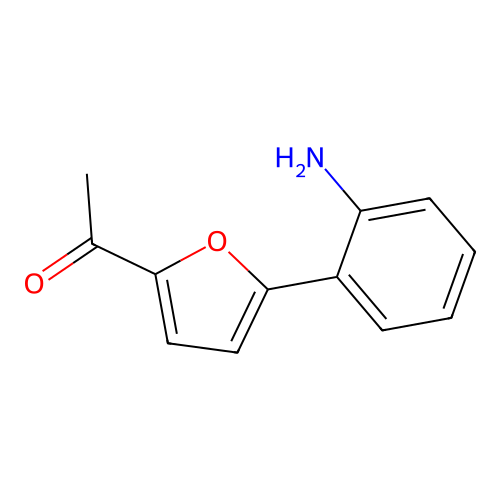1-[5-(2-Amino-phenyl)-furan-2-yl]-ethanone structure