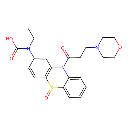Moricizine sulfoxide structure