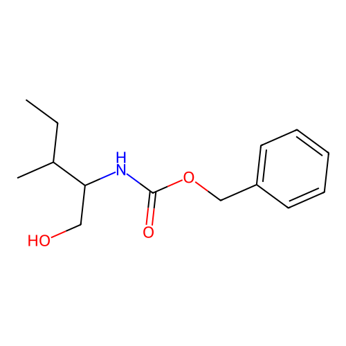 N-Carbobenzyloxy isoleucinol structure