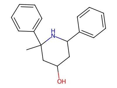 2-Methyl-2,6-diphenylpiperidin-4-ol structure