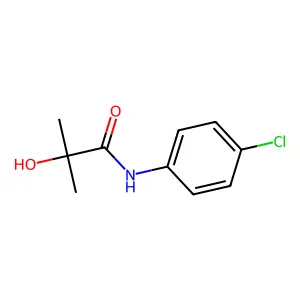 Propanamide, N-(4-chlorophenyl)-2-hydroxy-2-methyl- structure
