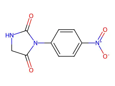 3-(4-Nitrophenyl)imidazolidine-2,4-dione structure
