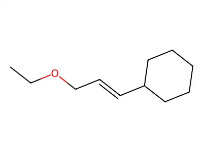 Cyclohexane,[(1E)-3-ethoxy-1-propen-1-YL]- structure
