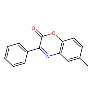 6-Methyl-3-phenyl-2H-1,4-benzoxazin-2-one structure