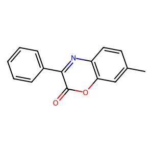 7-Methyl-3-phenyl-1,4-benzoxazin-2-one structure