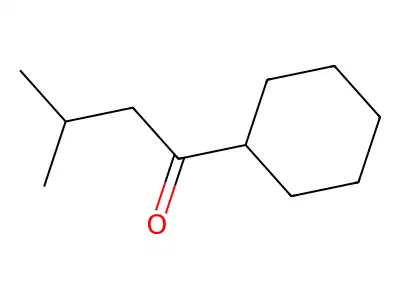 1-Cyclohexyl-3-methyl-1-butanone structure