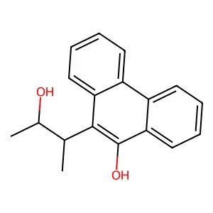9-Phenanthreneethanol, 10-hydroxy-alpha,beta-dimethyl- structure