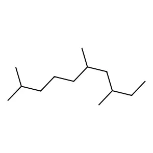 2,6,8-Trimethyldecane structure