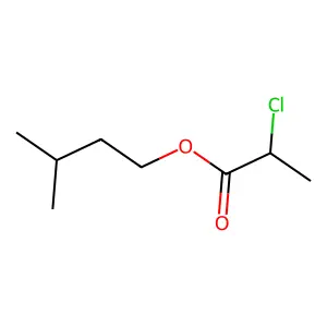 3-Methylbutyl 2-chloropropionate structure
