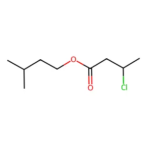 3-Methylbutyl 3-chlorobutyrate structure