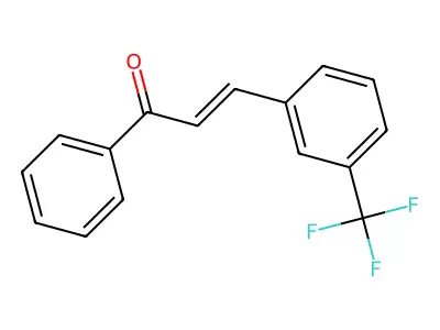 1-Phenyl-3-[3-(trifluoromethyl)phenyl]prop-2-en-1-one structure