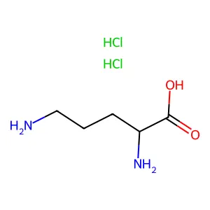 L-鸟氨酸盐酸盐(1:2) structure