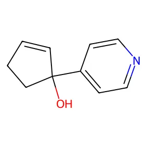 1-(Pyridin-4-yl)cyclopent-2-en-1-ol structure