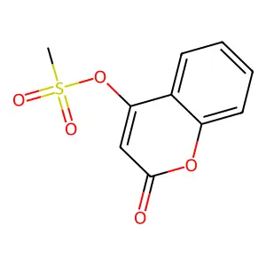 (2-Oxochromen-4-yl) methanesulfonate structure