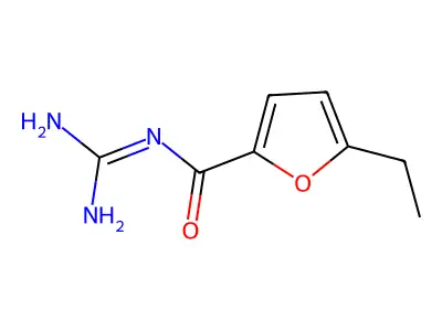 2-Furancarboxamide, N-(aminoiminomethyl)-5-ethyl- structure