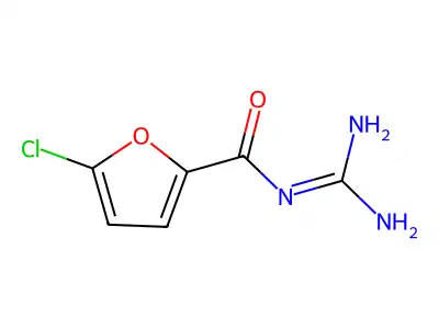 N-Carbamimidoyl-5-chlorofuran-2-carboxamide structure