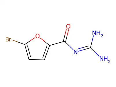 5-Bromo-N-carbamimidoylfuran-2-carboxamide structure