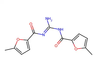 2-Furancarboxamide, N,N'-carbonimidoylbis(5-methyl- structure