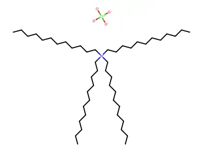 Tetradodecylammonium perchlorate structure