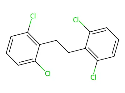 1,3-Dichloro-2-[2-(2,6-dichlorophenyl)ethyl]benzene structure