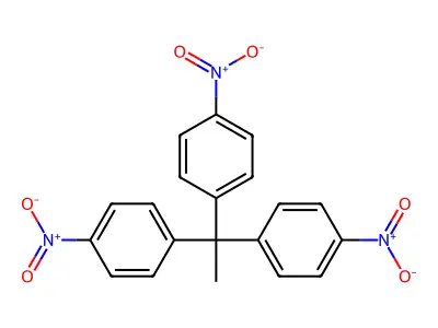 Benzene, 1,1',1''-ethylidynetris[4-nitro- structure