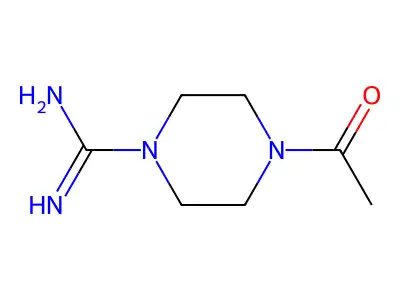 4-Acetylpiperazine-1-carboximidamide structure