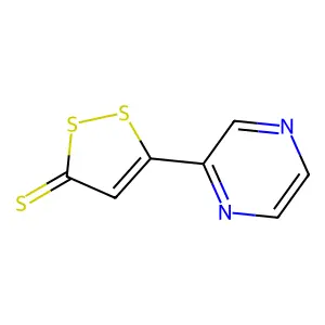 5-Pyrazin-2-yldithiole-3-thione structure