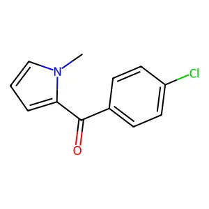 (4-chlorophenyl)(1-methyl-1H-pyrrol-2-yl)methanone structure