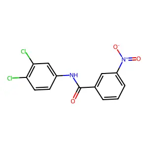 N-(3,4-dichlorophenyl)-3-nitrobenzamide structure