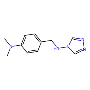 N-{[4-(dimethylamino)phenyl]methyl}-4H-1,2,4-triazol-4-amine structure