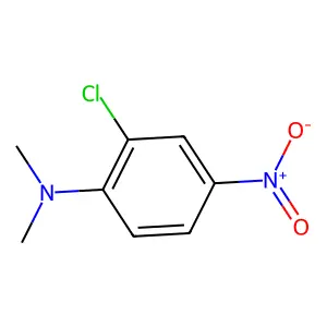 2-氯-N,N-二甲基-4-硝基苯胺 structure